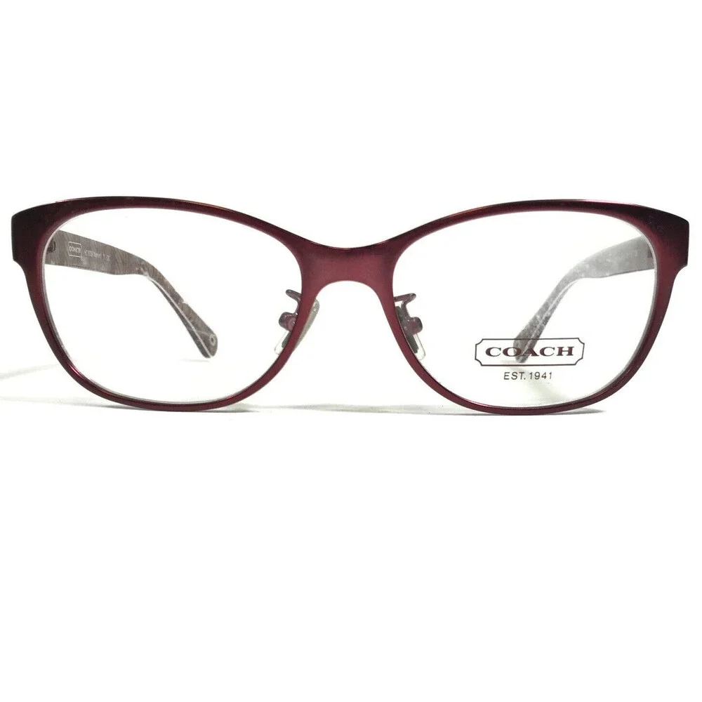 Coach Eyeglasses Frames HC 5039 Ashlyn 9134 Satin Burgundy Cat Eye 51-16-135